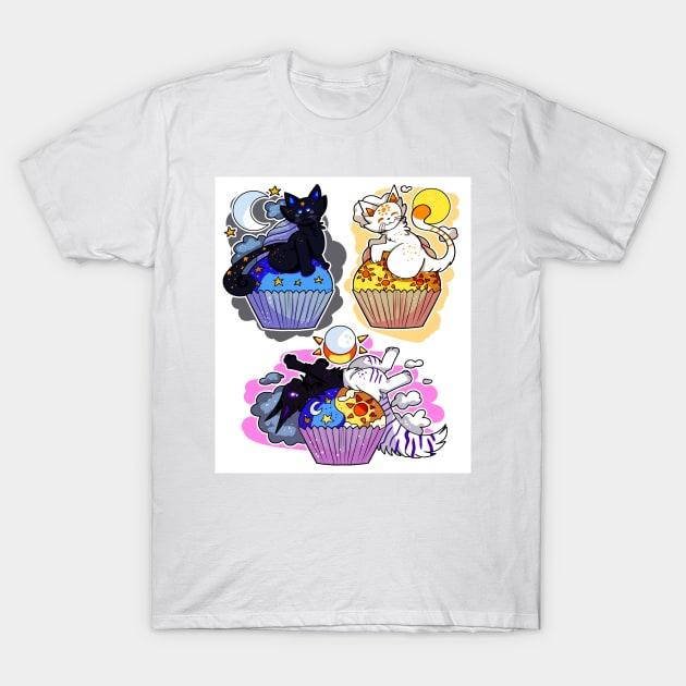 cupcake cats (1) T-Shirt by rocioam7